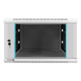 Exegate EX298600RUS Шкаф телекоммуникационный 19" настенный 6U ExeGate EC-WM-6U.600.G.GREY 19”, 6U, 600x600x370mm ШхГхВ , передняя дверь закаленное стекло, съемные боковые панели, пыле- и влагозащит