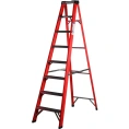 Стеклопластиковая стремянка Алюмет с органайзером 7 ступеней. Серия SF1007