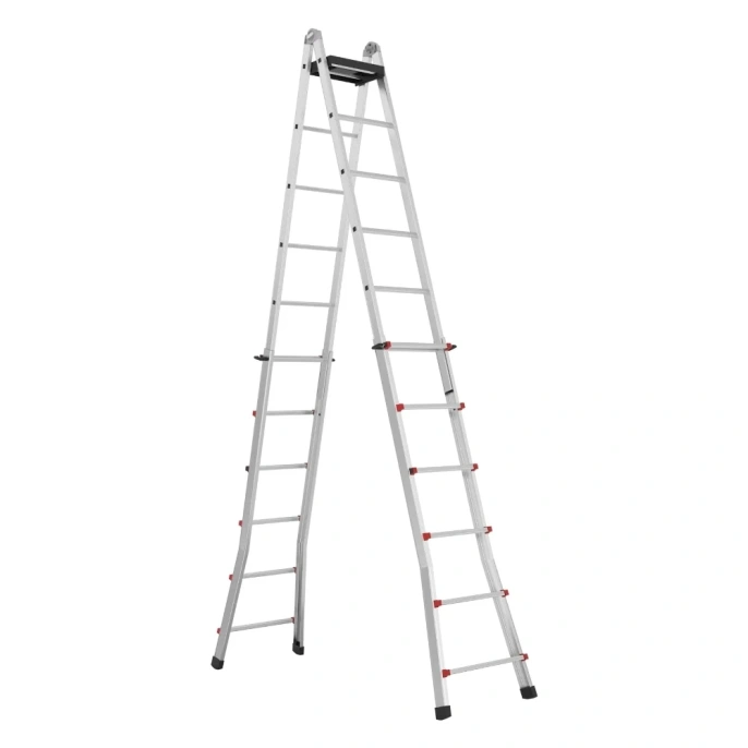 Телескопическая лестница-стремянка Svelt Scalissima 12+12R ступеней SSCAL012R