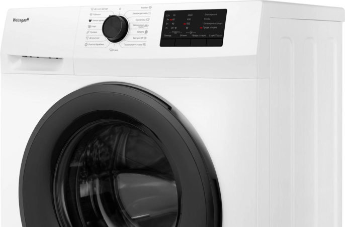 Стиральная машина Weissgauff WM 4506 LED класс: A+++ загр.фронтальная макс.:6кг белый