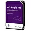 Жесткий диск SATA 8TB 6GB/S 128MB PURPLE WD85PURZ WDC