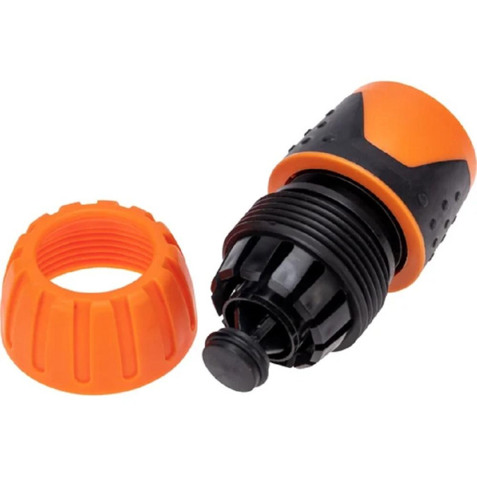 Rexant 62-0217 Коннектор для шланга, быстросъемный, 3/4", с аквастопом