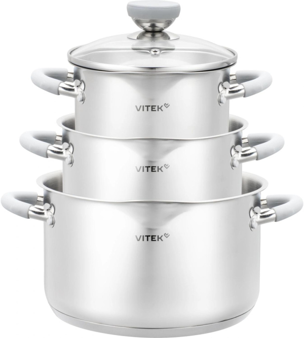 Набор кастрюль Vitek Вкус жизни VT-SS1226 6 предметов