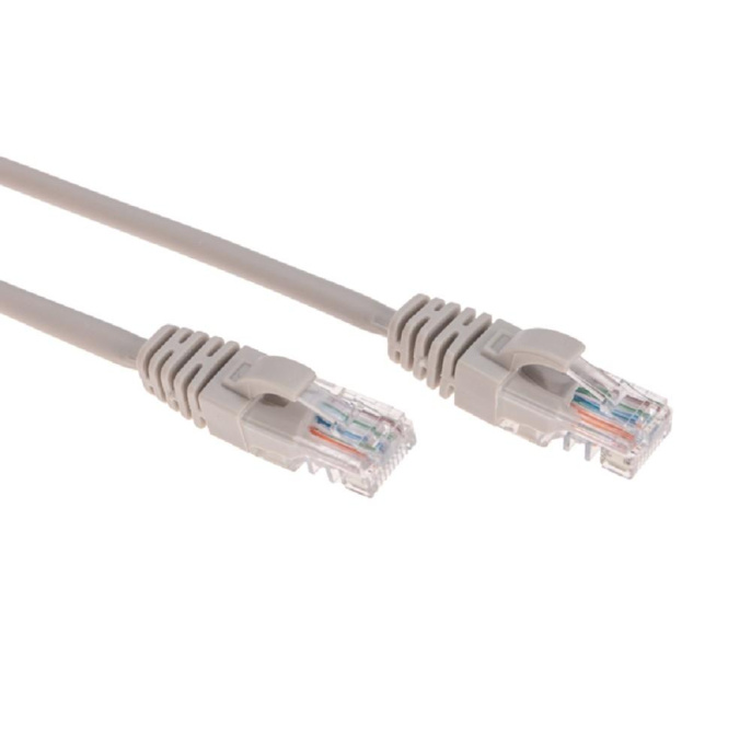 Rexant 02-0100-03 Патч-корд U/UTP, CAT 5e, RJ45-RJ45, 26AWG, LSZH, серый, 0,3м
