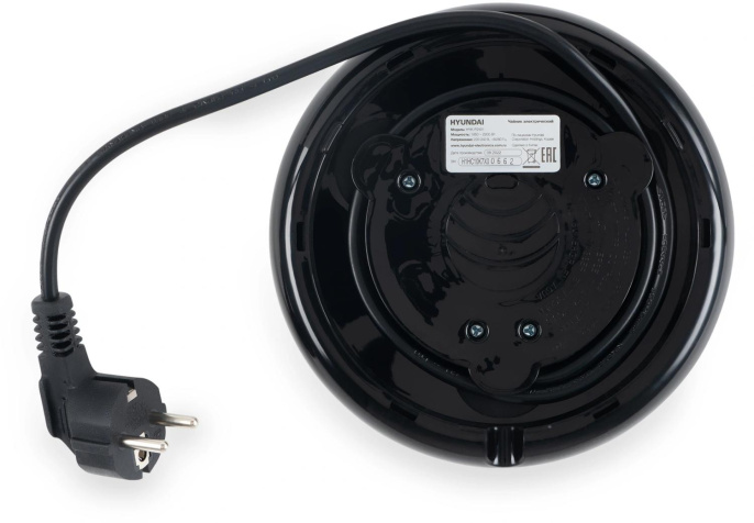 Чайник электрический Hyundai HYK-P2501 2.5л. 2200Вт черный корпус: пластик