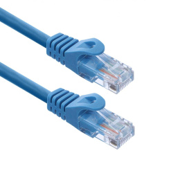 Патч-корд ACD-LPU5E-5DL Cat5e UTP 24AWG 4Pair, 7/0.18мм CCA Синий, 0.5м, 741395