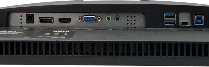 Монитор Hiper 27" EasyView KB2718HVDC2U2SV черный IPS LED 5ms 16:9 HDMI M/M матовая 250cd 178гр/178гр 1920x1080 75Hz FreeSync VGA DP FHD USB 5.25кг
