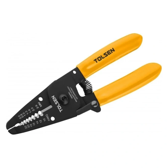 Клещи TOLSEN для зачистки проводов 160мм 38051