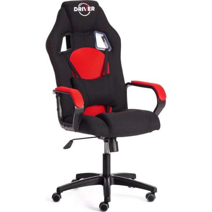 Кресло Tetchair driver 22 ткань, черный/красный 2603/tw-08 19304