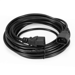 Кабель питания ExeGate Power EC-10P-C13- C14/3x1.0Cu IEC 320 C13 - IEC 320 C14, VDE-250V-3*1.0mm2, медь, черный, 10A, 10м EP280634RUS