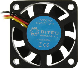 5bites Вентилятор FB4010S-12H3 40X10 / SLEEVE / 6000RPM / 3P
