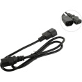 5bites Кабель питания PC107-10A IEC-320-C13 / IEC-320-C14 / 220V / 3G*0.75MM / 1M