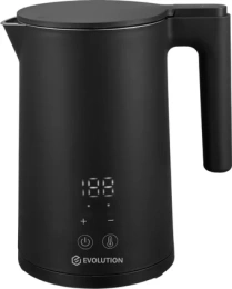 Электрический чайник с терморегулятором EVOLUTION KP17222 LED Black