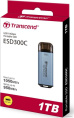 Внешний диск SSD Transcend ESD300 TS512GESD300C, 512ГБ, голубой