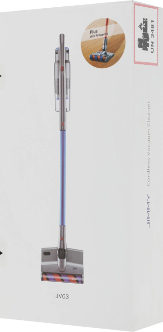 Пылесос вертикальный Jimmy Cordless Vacuum Cleaner JV63 Graphite+Blue с адаптером модели ZD24W300060EU