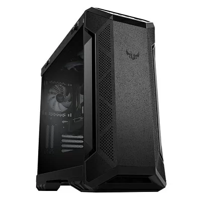 Корпус для пк ASUS TUF GAMING GT501VC ASUS TUF Gaming GT501VC case supports up to EATX with metal front panel, tempered-glass side panel, 360 mm radiator space on top and front reserved, and USB 3.1 Gen 1 9.1 Kg