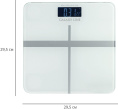 Напольные весы GALAXY LINE GL 4808, до 180кг, цвет: белый [гл4808л]