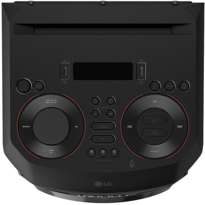 Минисистема LG XBOOM RNC9 черный 600Вт FM USB BT RNC9.DRUSLLK