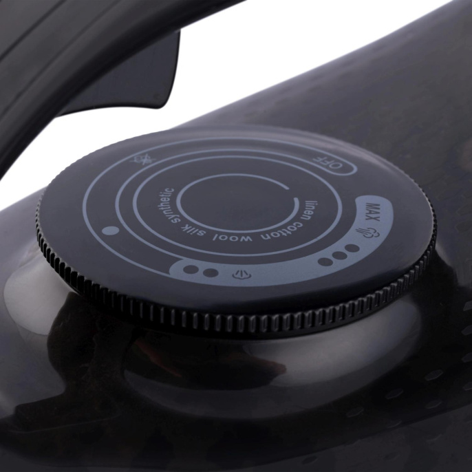 Утюг DOMFY DSB-EI603,  с паровым ударом,  2600Вт,  с автоотключением,  черный