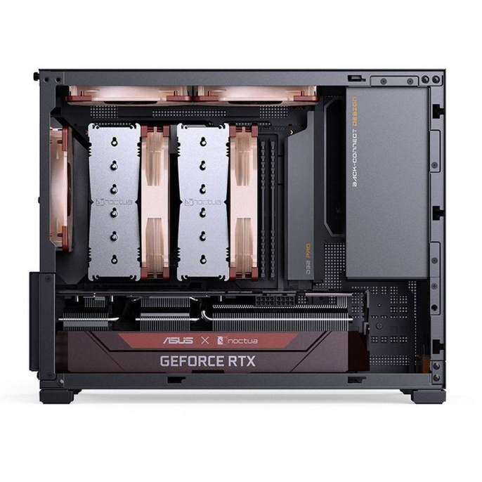 Корпус без блока питания Case JONSBO D32 PRO, Mini-Tower, TG, no fan, 2xUSB-A 3.2 + 1xUSB-C 3.2, mATX, mDTX, mITX Black (D32 PRO BLACK)