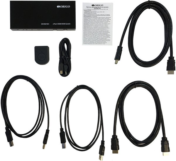 Переключатель Origo OKVM210H (OKVM210H/A1A) 2-port KVM HDMI/USB