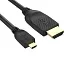 Кабель HDMI-19M --MicroHDMI-19M ver 2.0 1m VCOM CG587-1M 