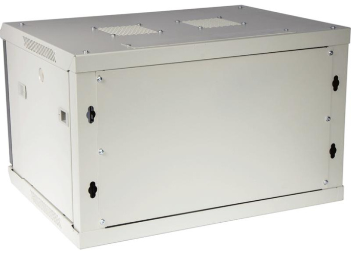 Шкаф Шкаф настенный серии Pro, 22U 600x600, стеклянная дверь (TWT-CBWPG-22U-6X6-GY)