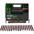 Набор бит 1/2"&1/4"&3/8"DR TORX 40 предметов с держателями PREMIUM Rockforce RF-4401D(28675)