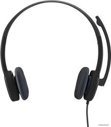 Наушники с микрофоном Logitech H151 черный 1.8м накладные оголовье 981-000590