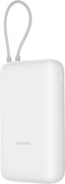 Внешний аккумулятор с встроенным кабелем Xiaomi Power Bank 20000mAh (Integrated Cable) GL Light Gray (BHR9738GL)