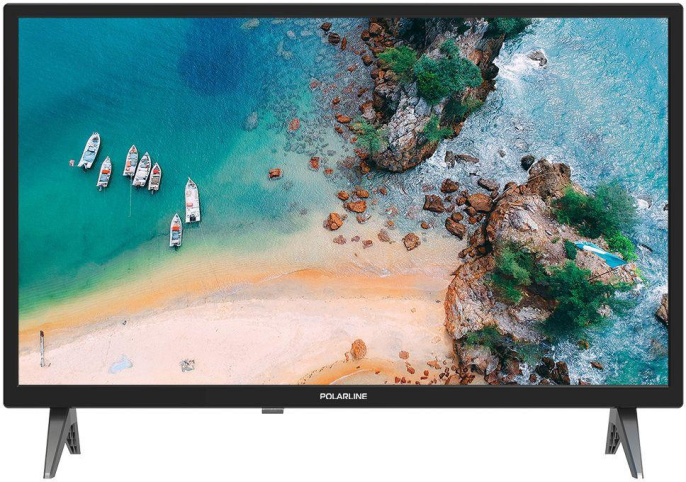 24" Телевизор POLARLINE 24PL12TC HD, черный