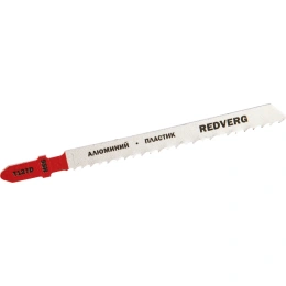 Пилка для лобзика по алюминию T127D быстрый рез, HSS 2 шт. REDVERG 6623555