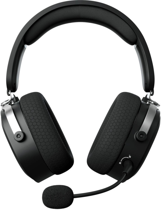 Наушники с микрофоном GMNG GG-HS405W черный/черный мониторные BT/Radio/3.5mm оголовье 1899873