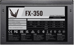 Блок питания Formula FX-350,  350Вт,  120мм, черный, retail