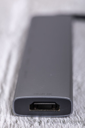 USB концентратор CABLETIME HB02G (CT-HBP2-AG7) ECO 7-в-1, 4K@30Hz, 5Gbps, USB-C HUB - Gray