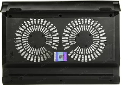 Теплоотводящая подставка под ноутбук DeepCool N8 Silver (до 17", вентилятор 140ммx2, алюминий, серебристый, 4хUSB) RTL