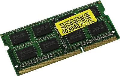 Модуль памяти Neo Forza NMSO340C81-1600DA10 DDR3 SODIMM 4Gb PC3-12800 CL11 (for NoteBook)