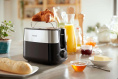 Тостер PHILIPS HD2516,  черный/стальной [hd2516/90]