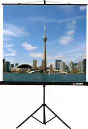 Экран на треноге Lumien 97" 180x180см Eco View LEV-100107 1:1 напольный рулонный