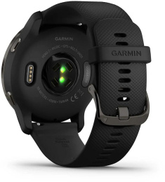 Смарт-часы Garmin Venu 2 33мм 1.3" AMOLED корп.черный рем.черный разм.брасл.:135-200мм 010-02430-11