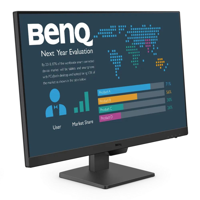 Монитор Benq BL2790 27'', 1920x1080, IPS, 60Hz, 20M:1, 250cd, 5ms, 2*HDMI, DP, Speakers, Flicker-free;Low Blue Light, 3Y, Black