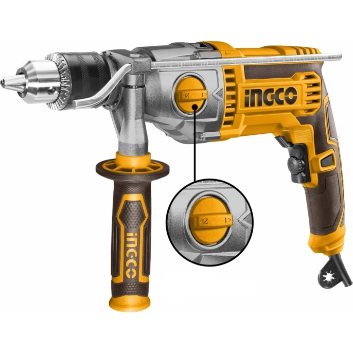 Электрическая дрель INGCO 1100 Вт, 16 мм INDUSTRIAL ID211008