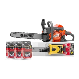Бензопила Oleo-Mac GSH 40 16", 3/8, 1.3 мм + комплект PowerSharp шина 14”, 5033-9001E1PS14/2