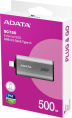 Накопитель SSD A-Data USB3.2 Gen2 500GB SC750-500G-CCBK SC750 серый