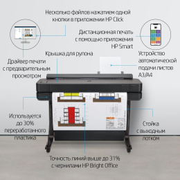 Плоттер HP Designjet T630 5HB11A/5HB11D A0/36"