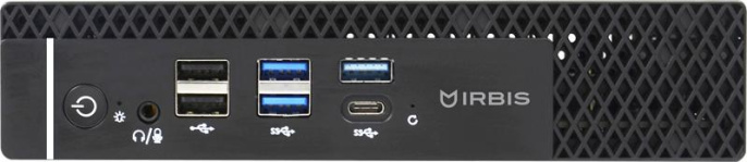 Персональный компьютер IRBIS Smartdesk mini PC i5-12400 6C/12T - 2.5Ghz , 1x16GB DDR4, 512GB SSD M.2, Intel UHD, NoWIFI/BT, 1xCOM, 9xUSB-A, USB KB+Mouse, fTPM, DOS 1Y совместим с Astra Linux SE 1.7/1.8 SDCS5003HA