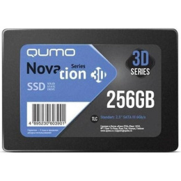 Накопитель SSD QUMO 256GB Novation TLC Q3DT-256GSCY {SATA3.0}