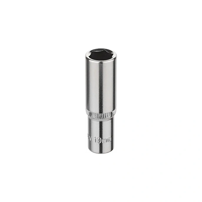 Головка торцевая глубокая 6 граней (10 мм; 1/4 Dr) KRAFT KT 700657