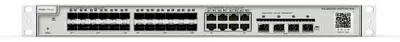 Коммутатор Reyee 24-Port SFP L2+ Managed Switch, 24 SFP Slots, 8 Gigabit RJ45 Combo Ports,4 *10G SFP+ Slots,19-inch Rack-mountable Steel Case, Static Routing