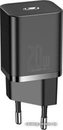 Сетевое зарядное устройство Baseus CCSUP-B01 Super Si Quick Charger Type-C 20W Black (без кабеля, 5В/3А, 9В/2А, 9В/2.2А, 12В/1.67А, 15В/1.3А, материал корпуса: пластик)